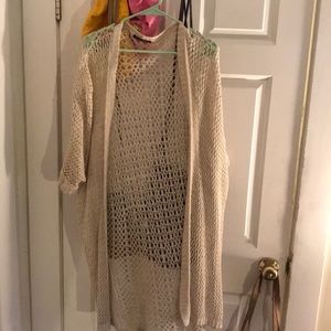 Brandy Melville beige cardigan. Barely worn